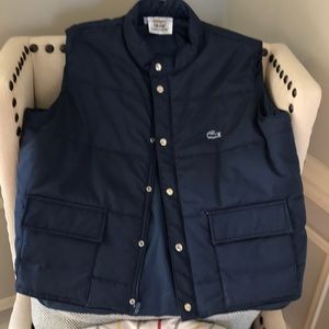 Lacoste puffer vest SZ L